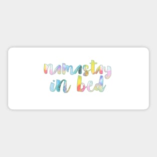 Namastay in bed Sticker